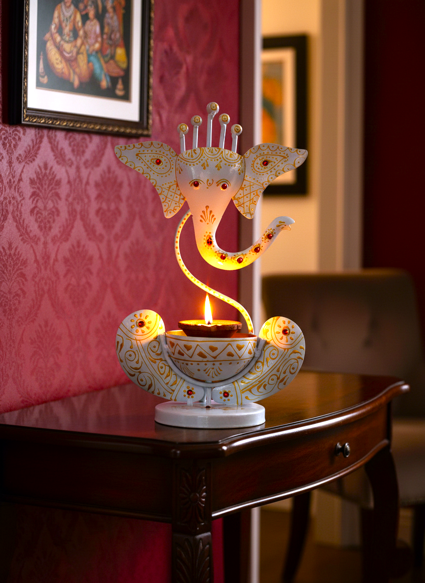 Ethnic Tribal & Ganesha Décor Set (3 Pc)