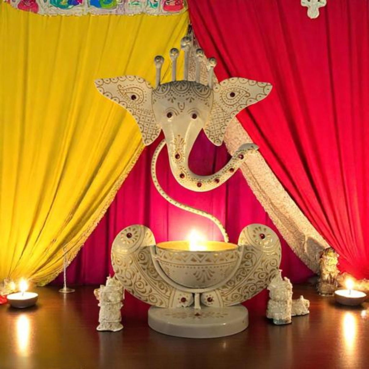 Ethnic Tribal & Ganesha Décor Set (3 Pc)