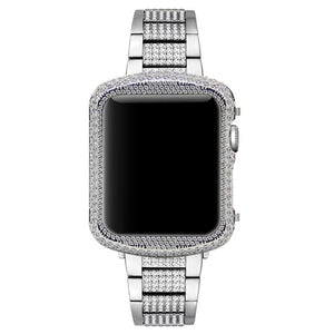 Full Loaded Handcraft Encrusted Bling Rhinestone Bezel Case For Apple Watch - Elegance & Splendour