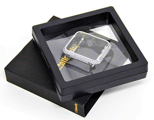 Handmade Premium CZ Crystal Stones Case Compatible With Apple Watch - Elegance & Splendour