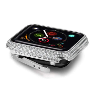 New Luxury Crystal Diamond Watch Case Cover Compatible With Apple Watch-A Limited Edition - Elegance & Splendour