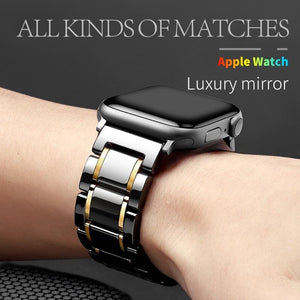 Laurel - Premium Quality Ceramic Compatible With Apple Watch - Elegance & Splendour