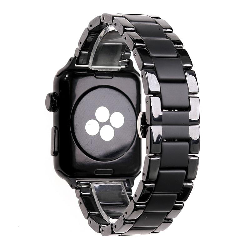 Sandblasting Matte Ceramic Band Compatible With Apple Watch - All Series - Elegance & Splendour