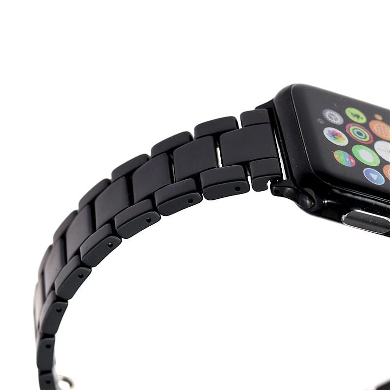 Sandblasting Matte Ceramic Band Compatible With Apple Watch - All Series - Elegance & Splendour