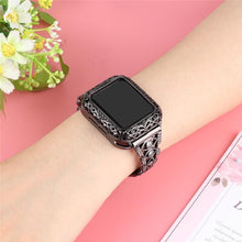 Load image into Gallery viewer, New Zircon Rhinestone Strap + Case Compatible With Apple Watch - Elegance &amp; Splendour