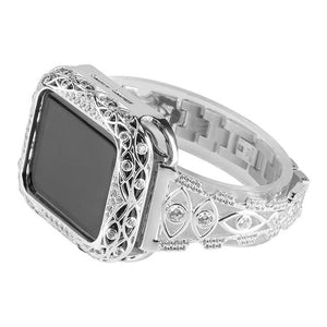 New Zircon Rhinestone Strap + Case Compatible With Apple Watch - Elegance & Splendour
