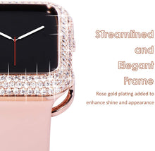 Load image into Gallery viewer, Luxury Bling Diamond Bumper Protective Case Compatible With Apple Watch - Elegance &amp; Splendour