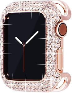 Luxury Bling Diamond Bumper Protective Case Compatible With Apple Watch - Elegance & Splendour