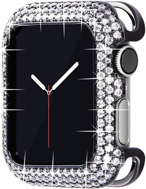 Luxury Bling Diamond Bumper Protective Case Compatible With Apple Watch - Elegance & Splendour