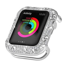 Load image into Gallery viewer, Luxury Carved Rhinestone Glitter Exquisite Cover For Apple Watch - Elegance &amp; Splendour