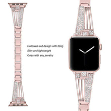 Load image into Gallery viewer, Raven-An Exclusive Rhinestone Band Compatible With Apple Watch - Elegance &amp; Splendour