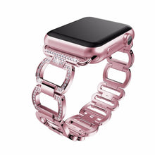 Load image into Gallery viewer, Diamond Metal Link Bracelet For Apple Watch - Elegance &amp; Splendour