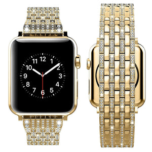 Indulgence Series Pure Luxury Diamond Bands For Apple Watch - Removed - Elegance & Splendour