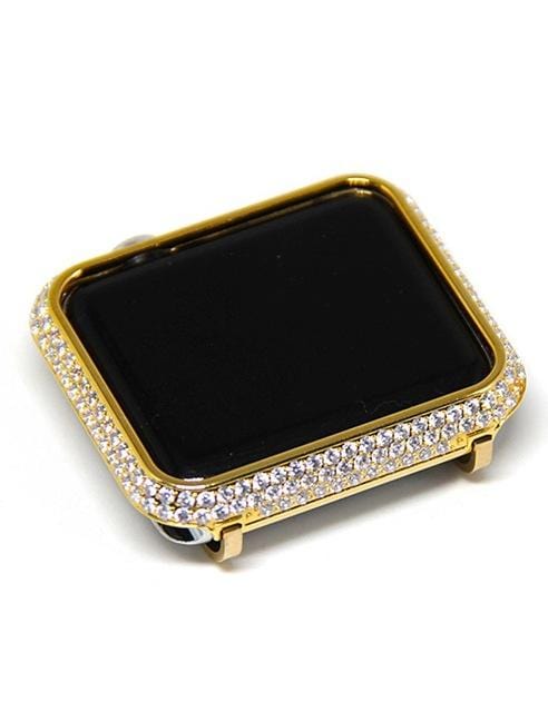 CZ Crystal Stones Case Compatible With Apple Watch - Elegance & Splendour