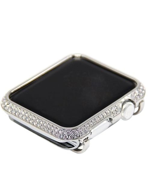 CZ Crystal Stones Case Compatible With Apple Watch - Elegance & Splendour