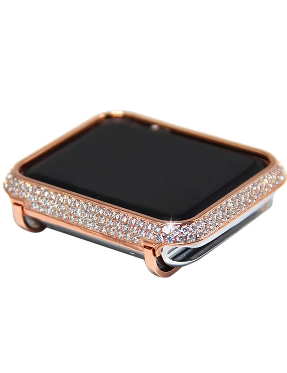 CZ Crystal Stones Case Compatible With Apple Watch - Elegance & Splendour