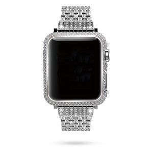 CZ Crystal Stones Case Compatible With Apple Watch - Elegance & Splendour