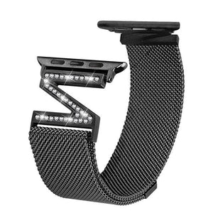 High End Milanese Mesh Loop Band Compatible With Apple Watch - Elegance & Splendour