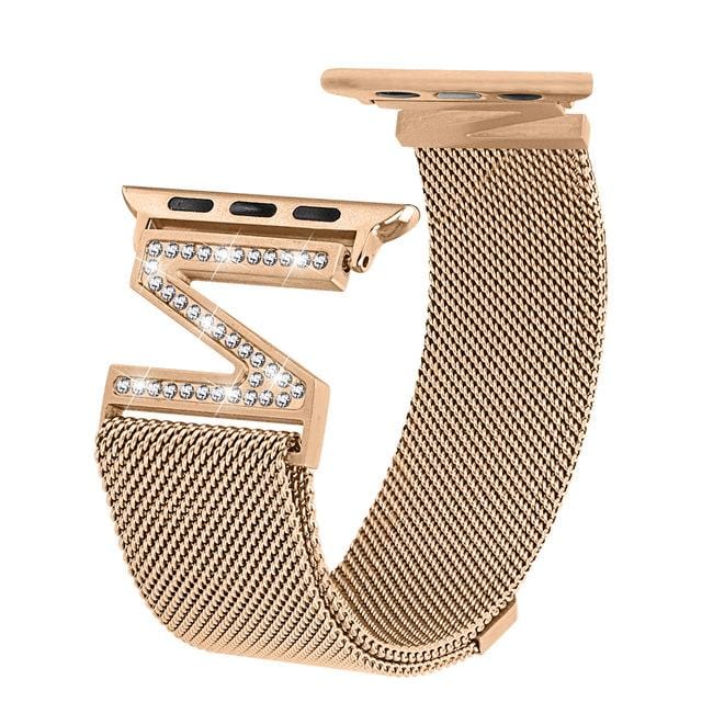 High End Milanese Mesh Loop Band Compatible With Apple Watch - Elegance & Splendour