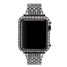 Load image into Gallery viewer, Handmade Premium CZ Crystal Stones Case Compatible With Apple Watch - Elegance &amp; Splendour