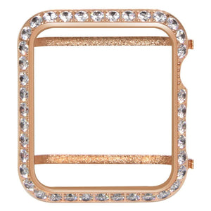 Handmade Premium CZ Crystal Stones Case Compatible With Apple Watch - Elegance & Splendour